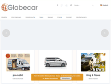 Tablet Screenshot of globecar.de
