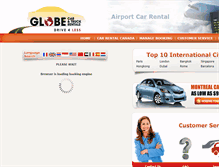 Tablet Screenshot of international.globecar.com